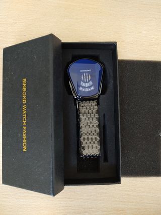 BinBond Luxury Watch Orologio Stile Militare Accia