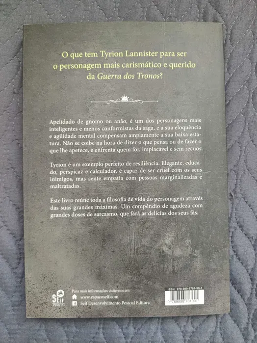 Livro "Guia para a vida por Tyrion Lannister"
