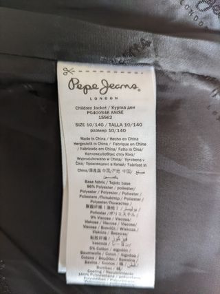 Chaqueta Pepe Jeans Cuero Sintético Niña