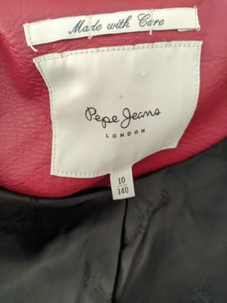 Chaqueta Pepe Jeans Cuero Sintético Niña