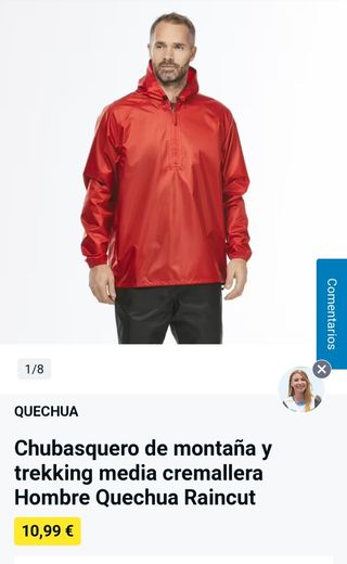 Chubasquero hombre Talla M/L