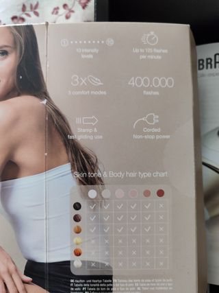 Depiladora laser Braun