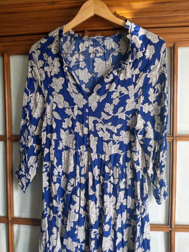 Vestido boho midi Zara, XS, ¡Multitalla!