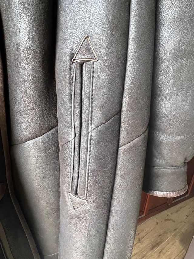 Abrigo piel forrado entero T 42