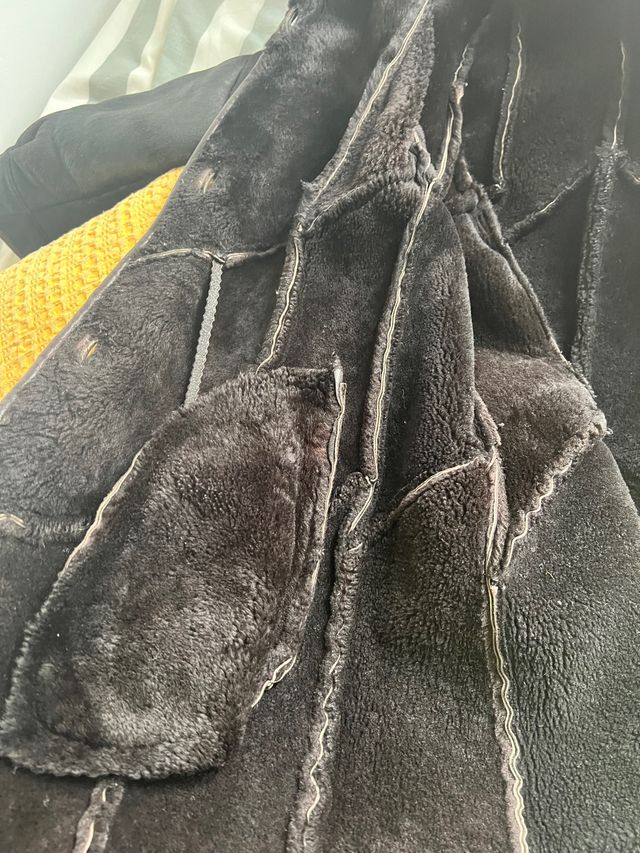 Abrigo piel forrado entero T 42