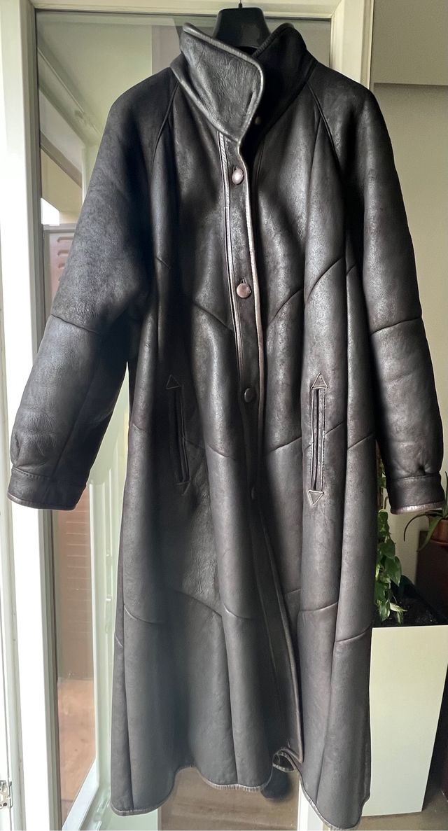 Abrigo piel forrado entero T 42