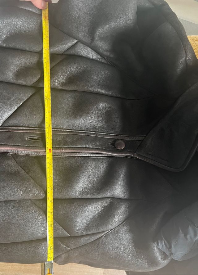 Abrigo piel forrado entero T 42