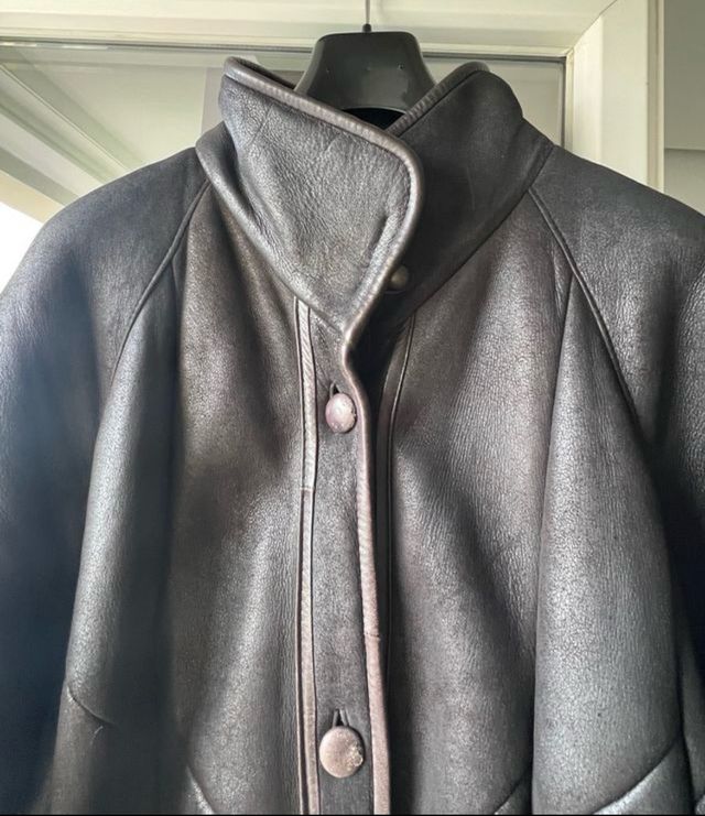 Abrigo piel forrado entero T 42