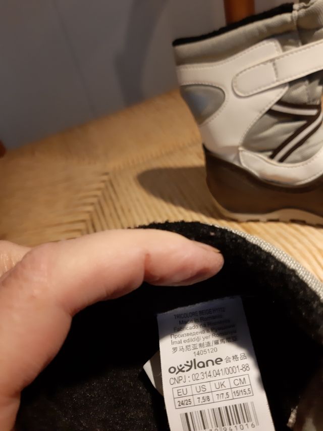 Stivali da neve Quechua tg 24-25