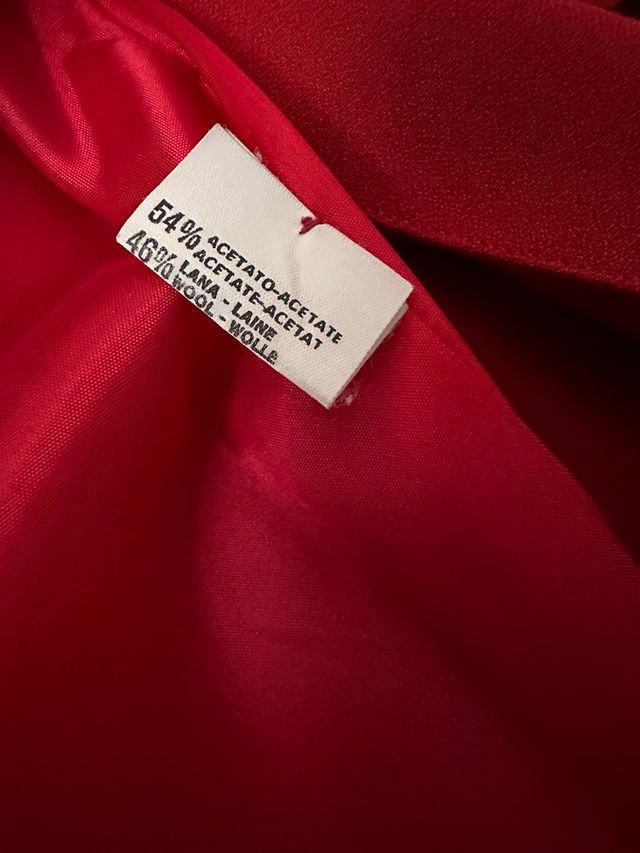 Abito blazer rosso TG46