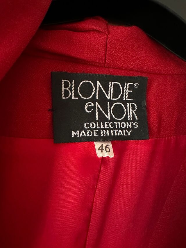 Abito blazer rosso TG46