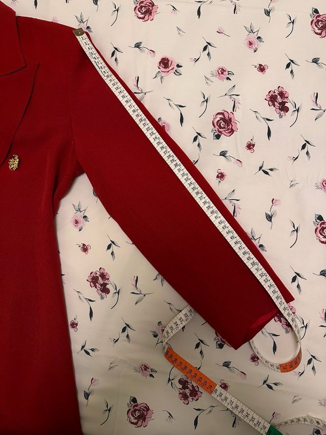 Abito blazer rosso TG46