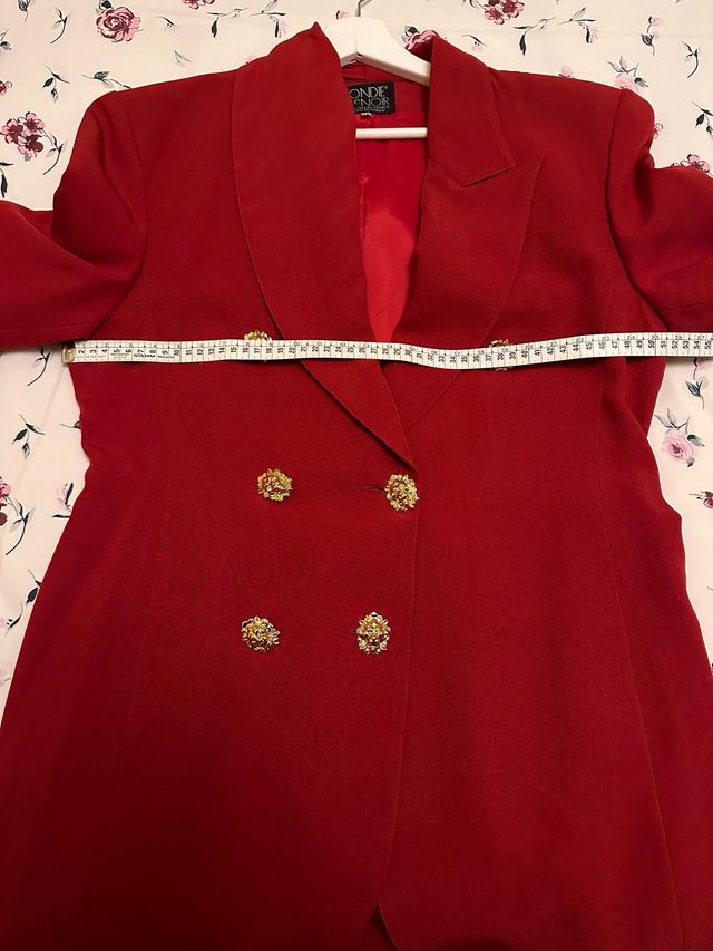 Abito blazer rosso TG46