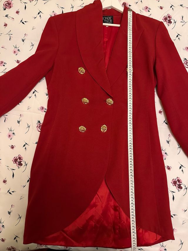 Abito blazer rosso TG46