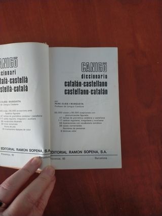 Diccionario català-castellano canigo