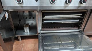 Cocina de gas industrial