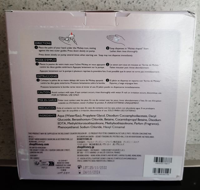 Dispensador de jabón Disney