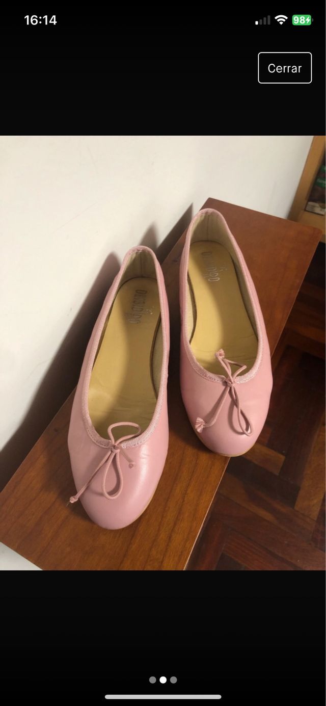 Bailarina piel rosa talla 39 de Deisidro.