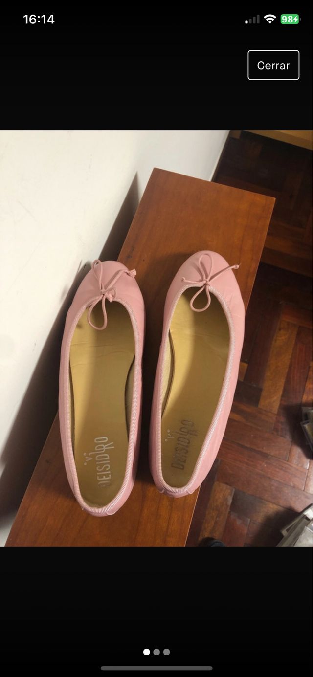 Bailarina piel rosa talla 39 de Deisidro.