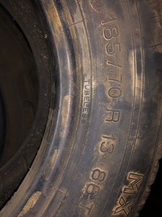 cubierta de coche 185/70r13 86t mxl michelin