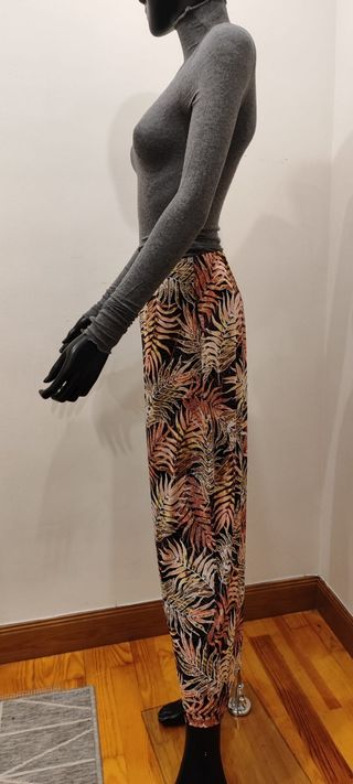 Pantalón de verano estampado mujer 