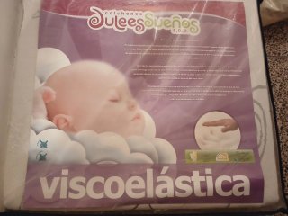 Colchón cuna bebés viscoelástica