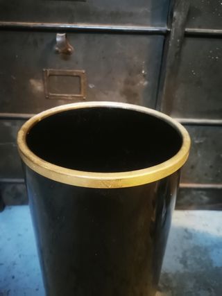 Paragüero, papelera, cerámica. Vintage