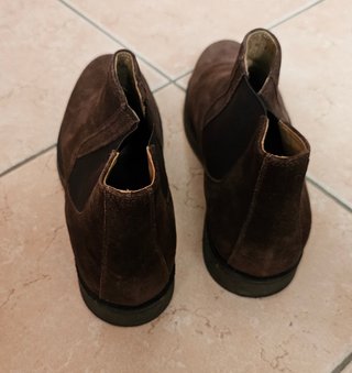Stivaletti Geox in camoscio marrone
