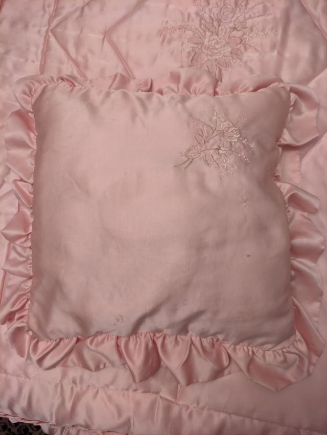 2 edredones de raso para camas de 90