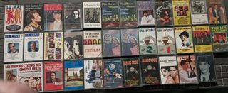 CASETEs pop rock lote de 30 unidades