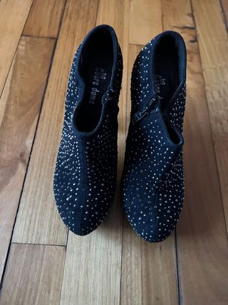 botin zapato fiesta tacon