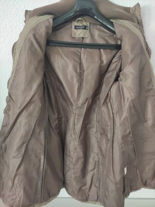 Parka de chica beige