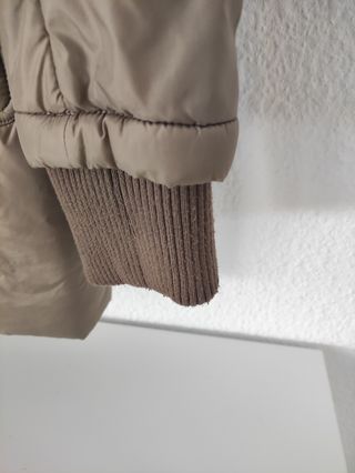 Parka de chica beige