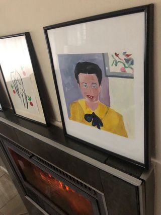 Modigliani y Simone de Beauvoir. Obras arte Paris
