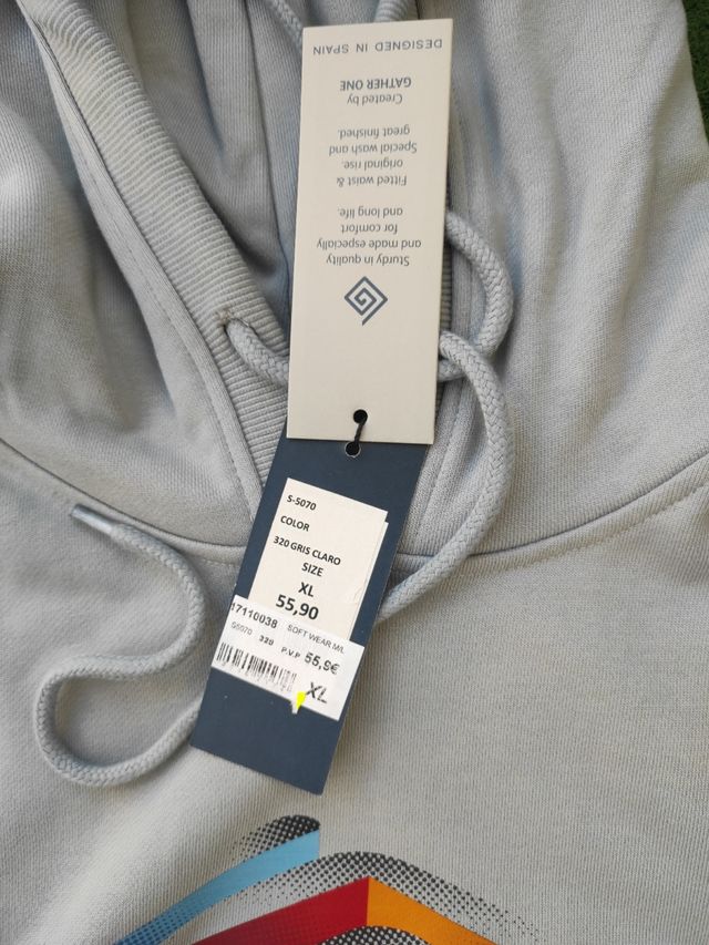 Sudadera con capucha algodón