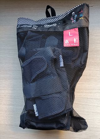 🛼Set 3 protecciones talla L FIT 500 Oxelo