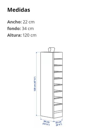 Organizador perchero IKEA Scubb