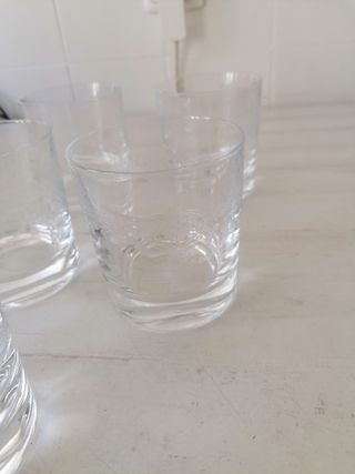 Conjunto 4 Copos Whisky Vidro Trabalhado