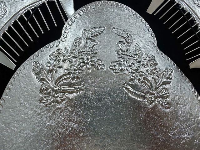 Peinetas fallera en plata