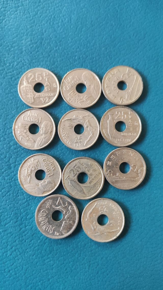 Monedas 25 pesetas