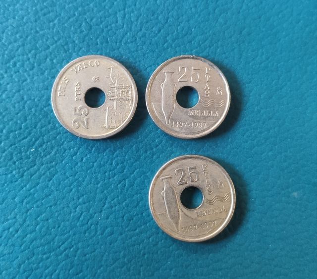 Monedas 25 pesetas