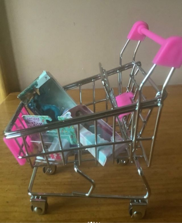 lote de carro con minituras juguete