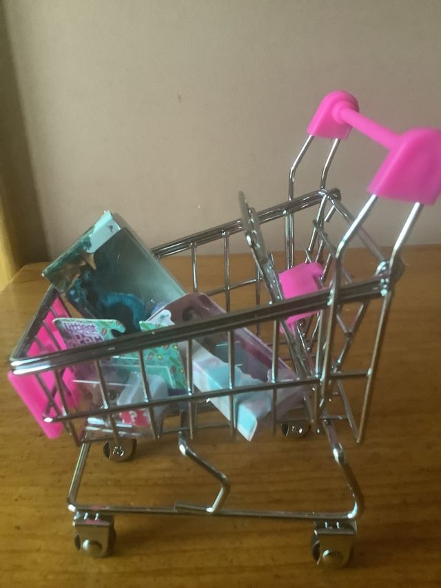 lote de carro con minituras juguete