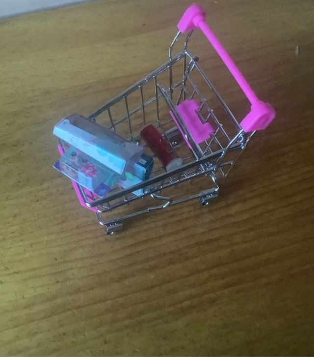 lote de carro con minituras juguete