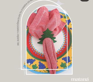 Servilletero árbol navidad