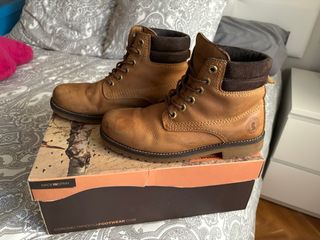 Botines de piel talla 38