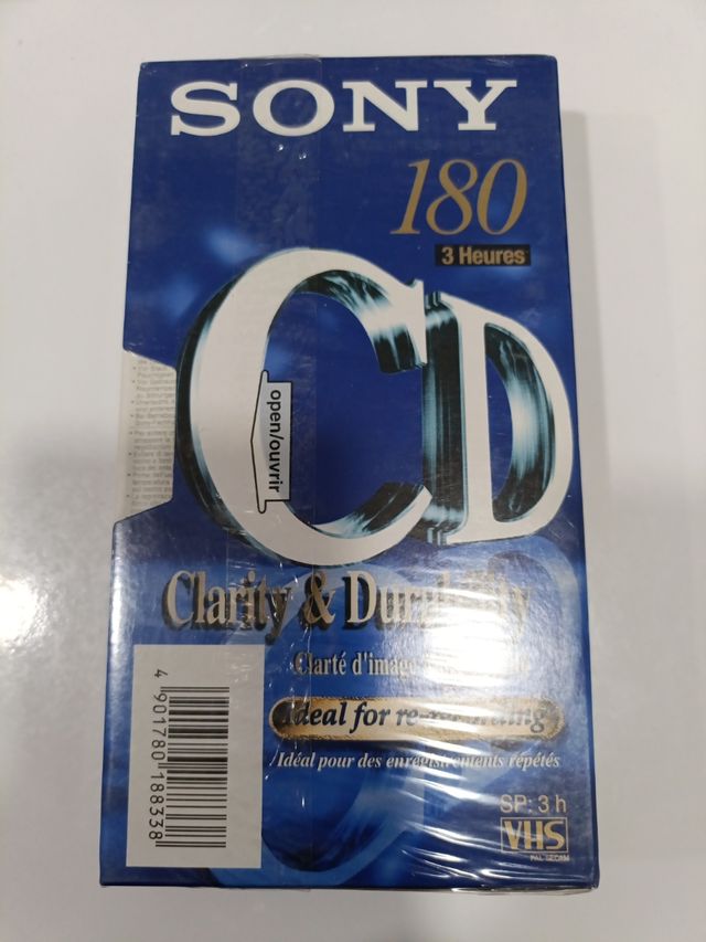 Cintas VHS nuevas (precintadas)