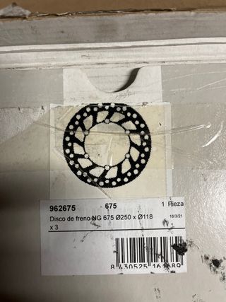 disco freno moto enduro sm trail drz