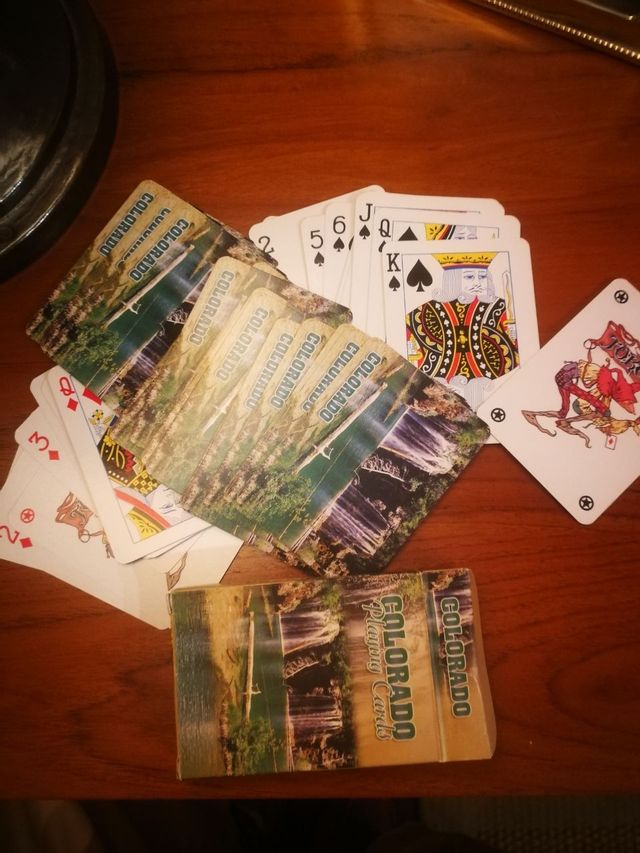 Cartas de póker de Colorado USA