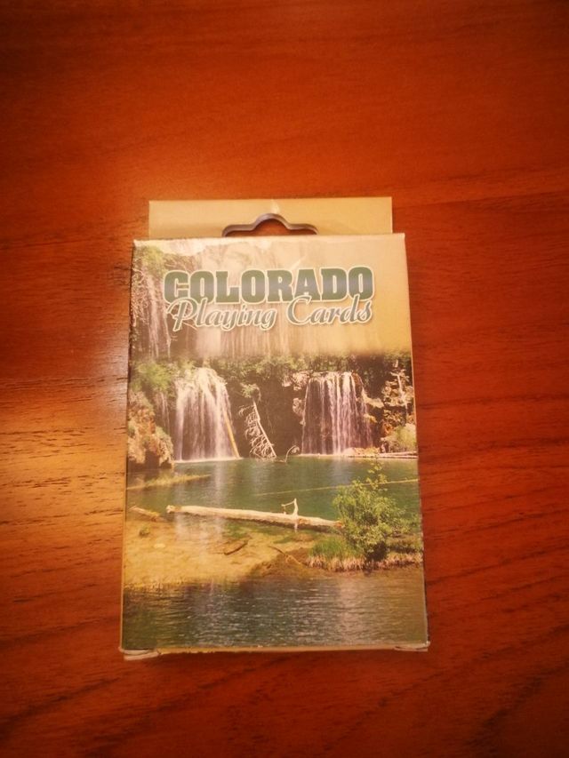 Cartas de póker de Colorado USA